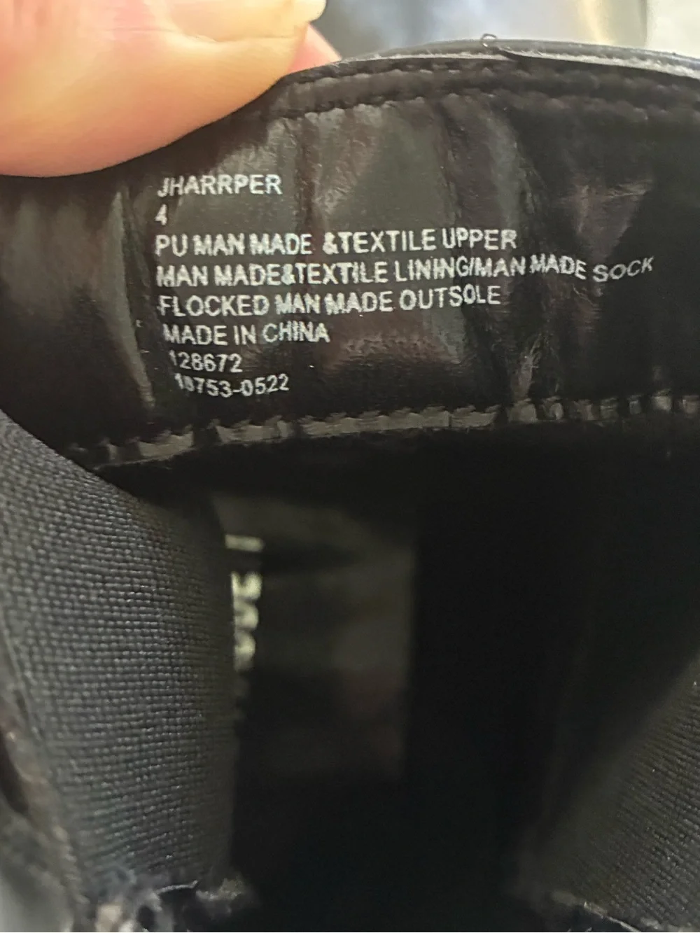 Steve Madden Kids' JHarper Glitter black platform Combat Boot Size 4